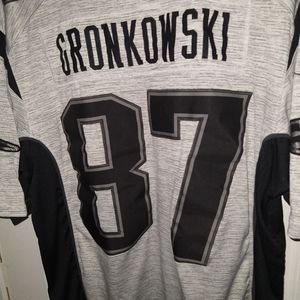 Nike NFL Blackout patriots #87 GRONK Jersey
